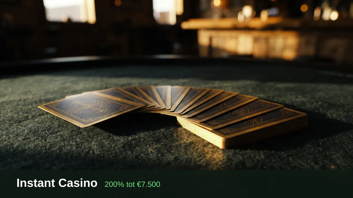 Instant Casino — welkomstbonus 200% tot €7.500 + 25 FS, betalingen: Visa, Mastercard, Sofort, Giropay, Pix