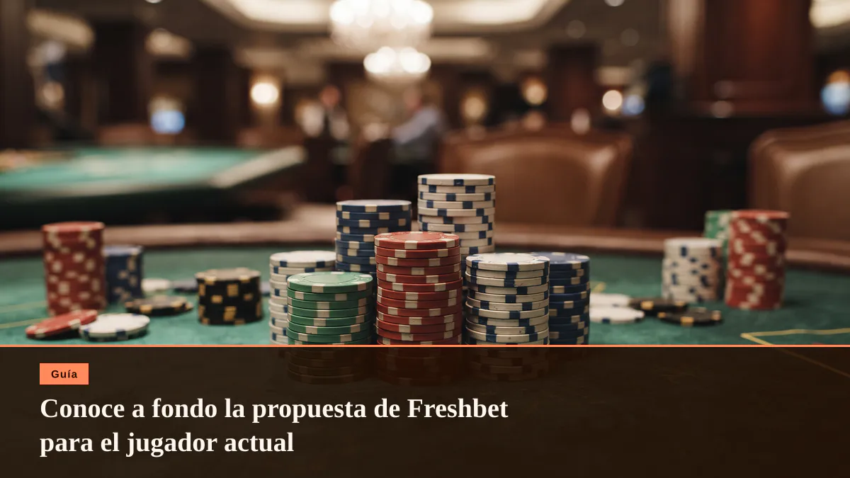 Conoce a fondo la propuesta de Freshbet para el jugador actual 1 Conoce a fondo la propuesta de Freshbet para el jugador actual