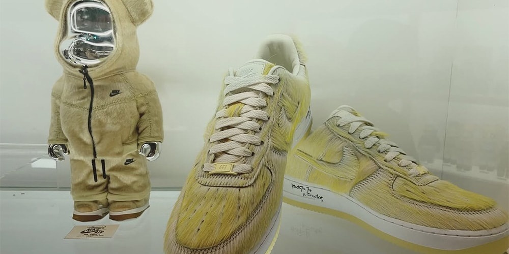 Nowa Kolekcja Medicom Toy x Nike: Air Force 1 “BE@RBRICK” w Mustard Yellow