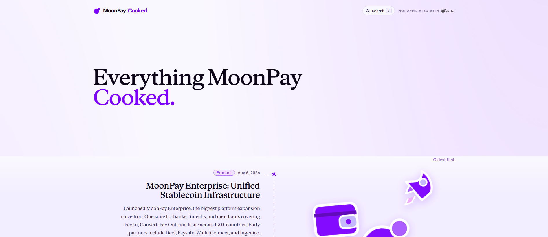 Stored capture of moonpaycooked.com