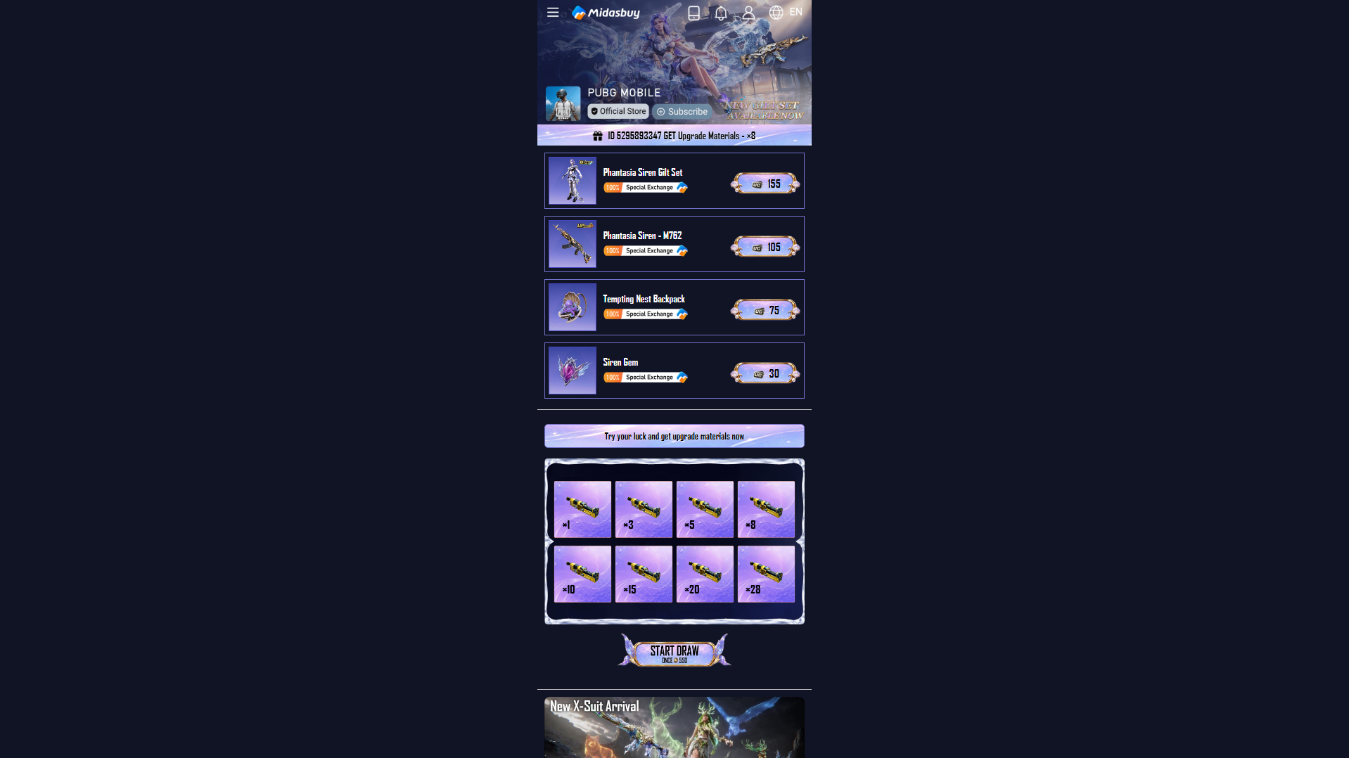 Stored capture of midasplay.gamerstored.com