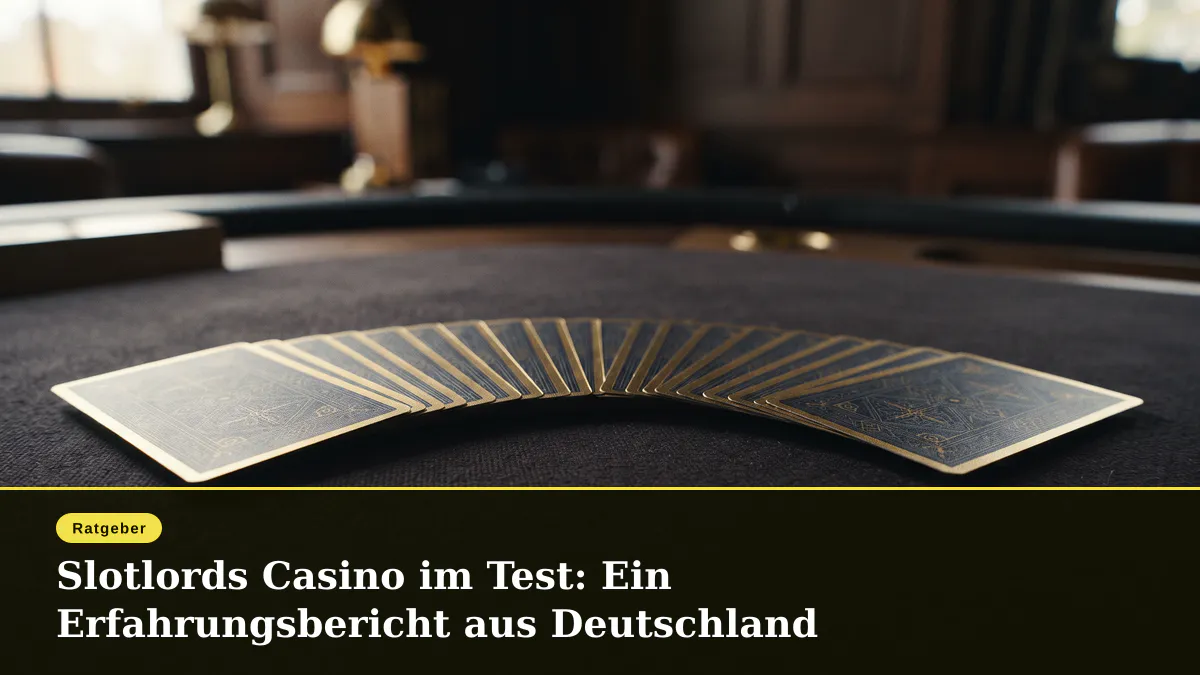 Slotlords Casino im Test: Ein Erfahrungsbericht aus Deutschland