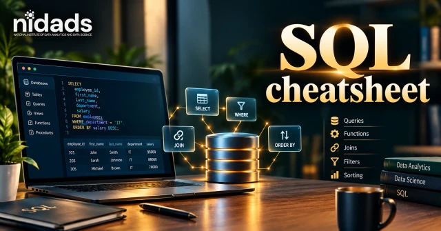 Join Table Structure Expain SQL Cheatsheet: SQL Commands, Syntax, Joins & Examples | NIDADS