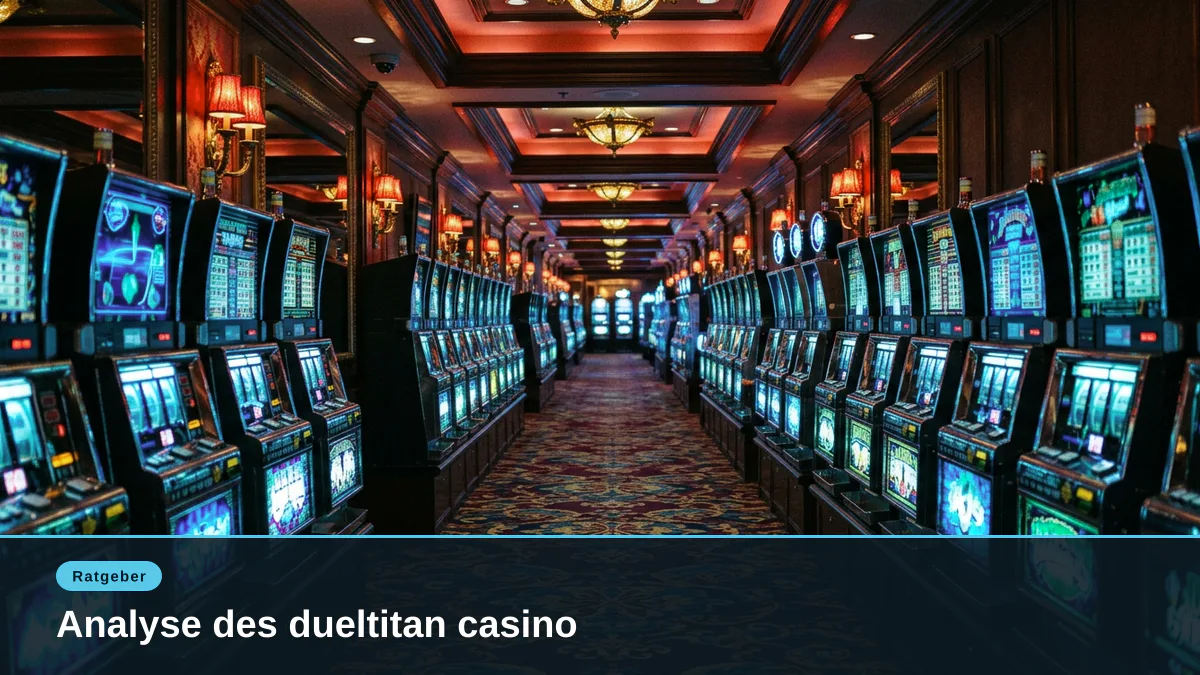 Analyse des dueltitan casino
