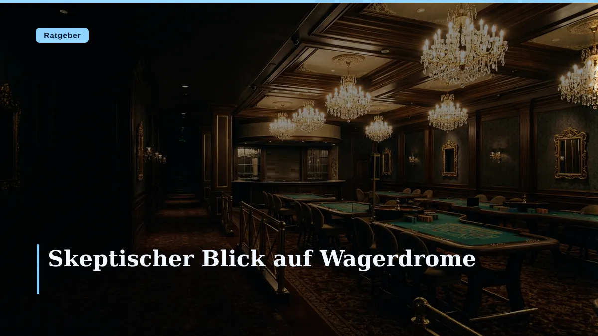 Skeptischer Blick auf Wagerdrome
