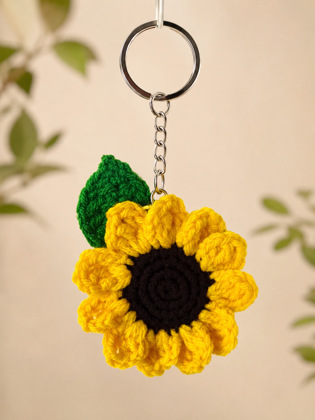 🌻 Sunflower Keychain 