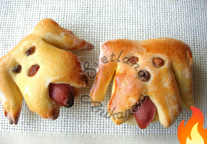 Постер Булочки "Забавные собачки"