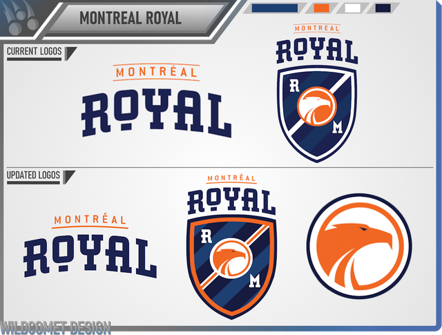 Montreal Royal Logo Presentation
