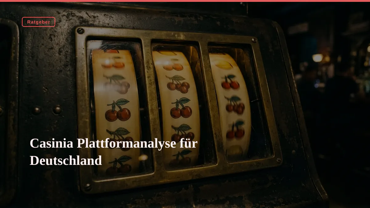 Casinia Plattformanalyse für Deutschland