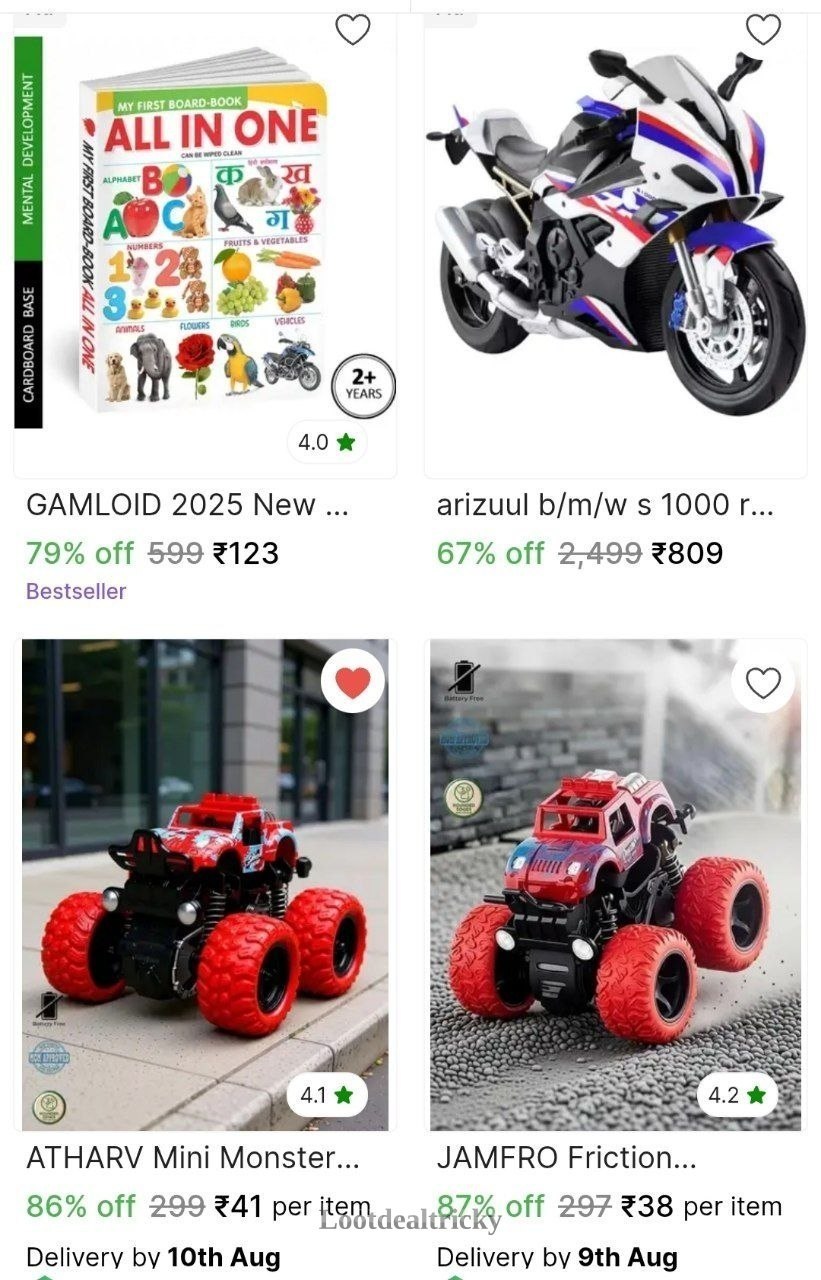 Grab 38 Kids – Fantastic Price Cut @ ₹38 Grab 38 Kids – Fantastic Price Cut @ ₹38