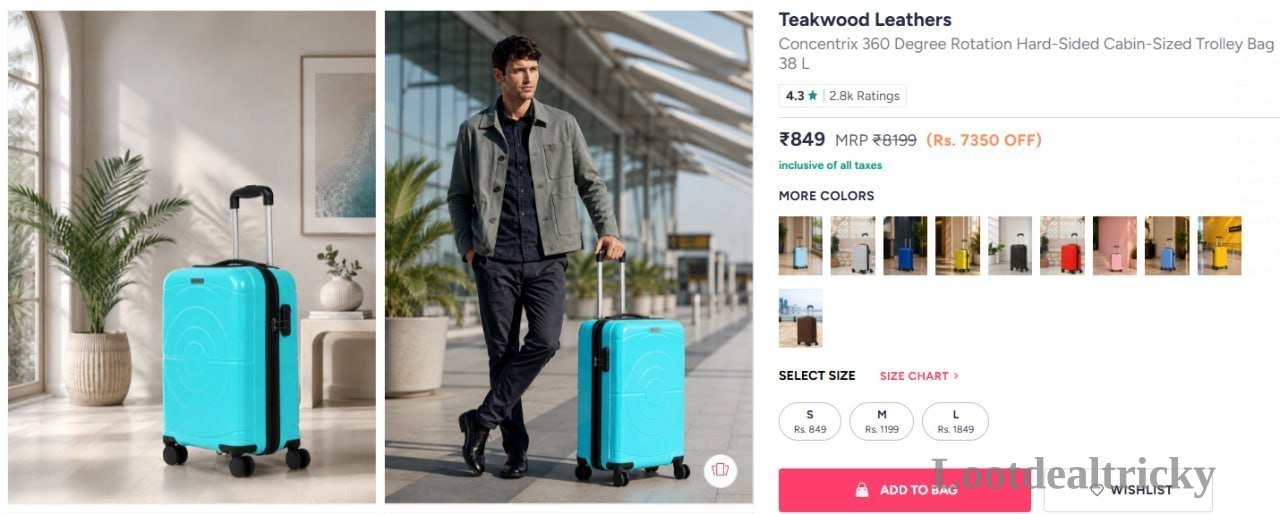Teakwood Trolley Bag | Top Unbeatable Deal