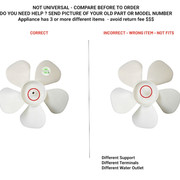 WB02X11025 Correct incorrect