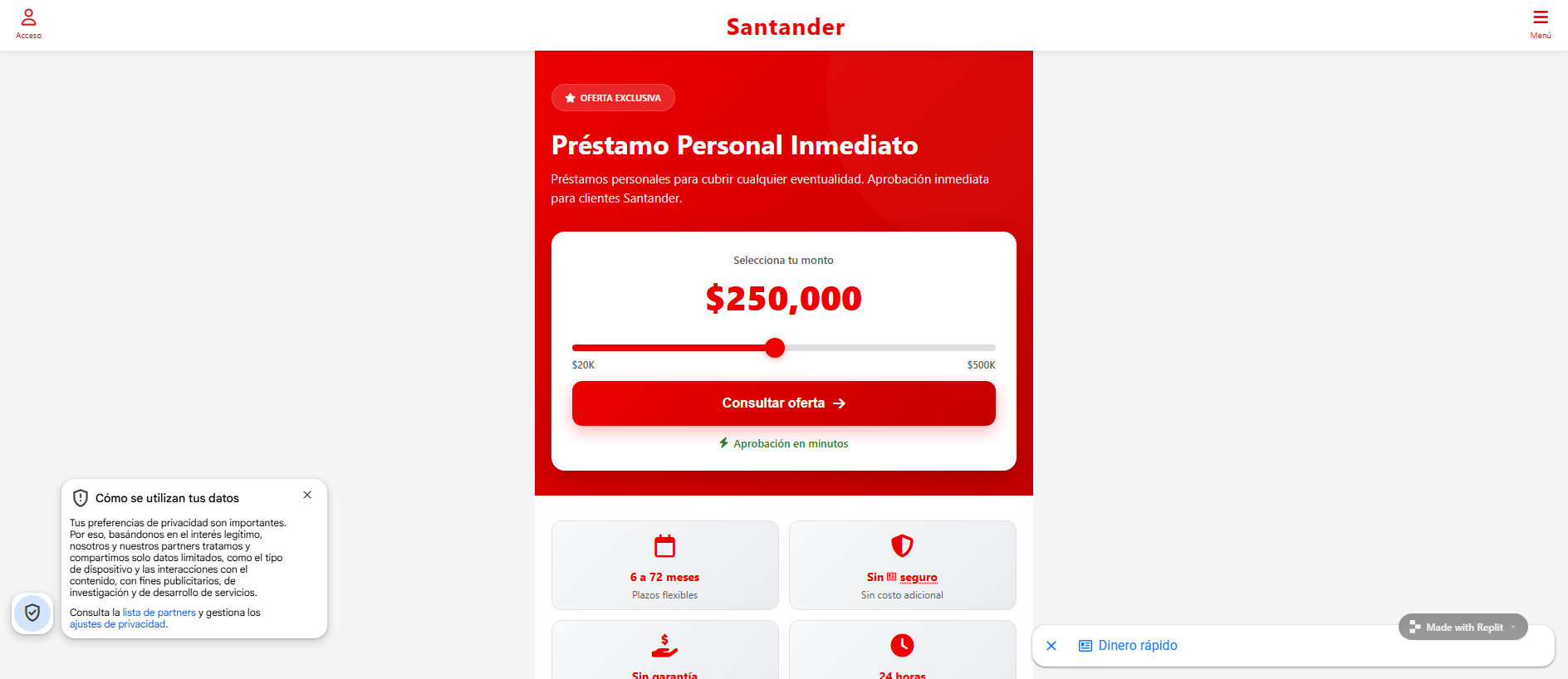 Forensic screenshot of [REDACTED] showing the phishing page layout