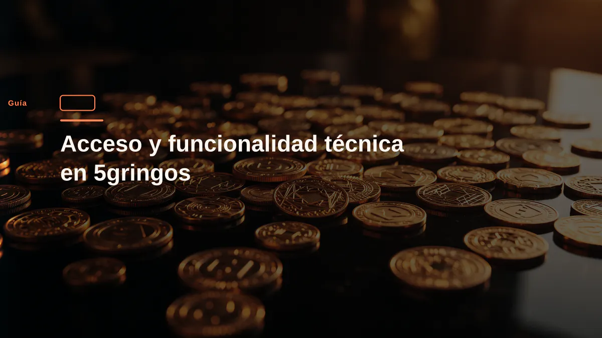 Acceso y funcionalidad técnica en 5gringos