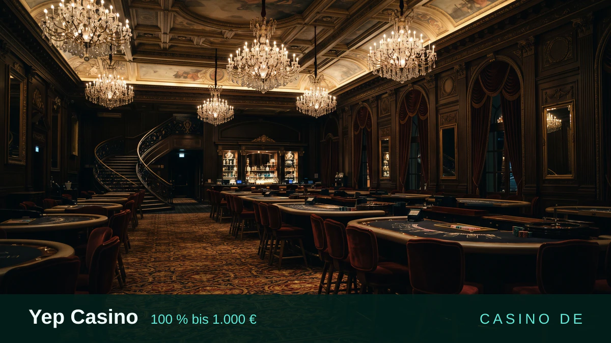Yep Casino — Willkommensbonus 100 % bis 1.000 € + 300 FS, Zahlungen: Visa, Mastercard, Skrill, Neteller, Paysafecard