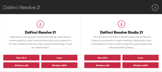 Da Vinci Resolve Download