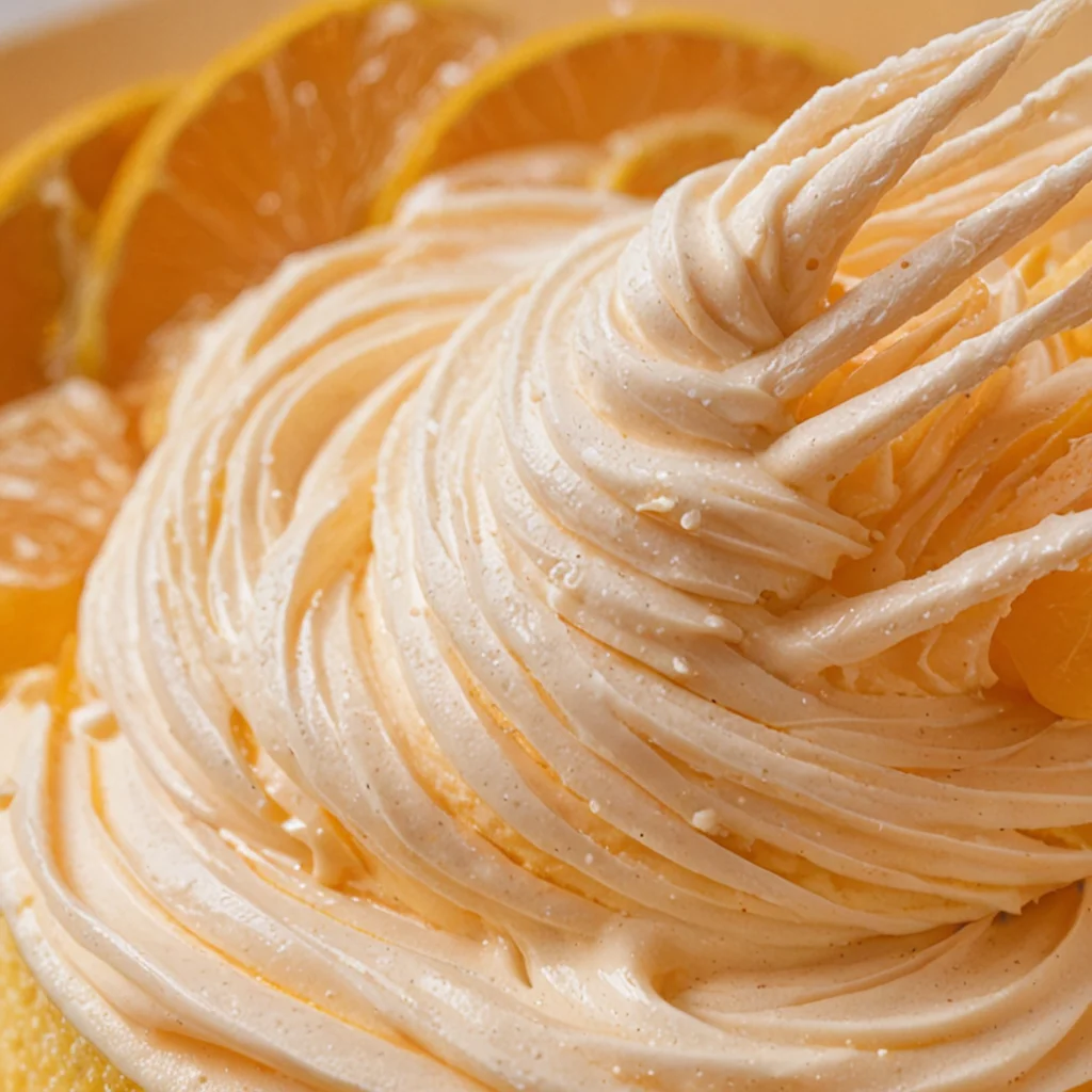 Orange Creamsicle Buttercream Icing