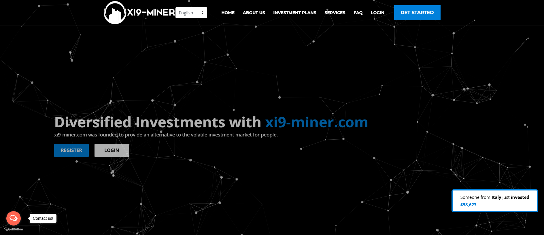 Stored capture of xi9-miner.com