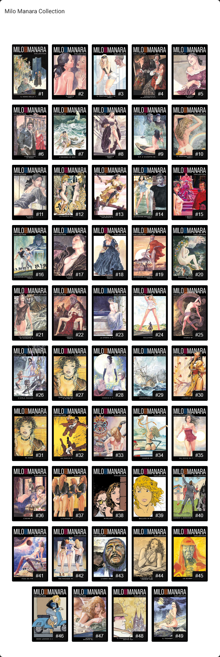 by Milo Manara