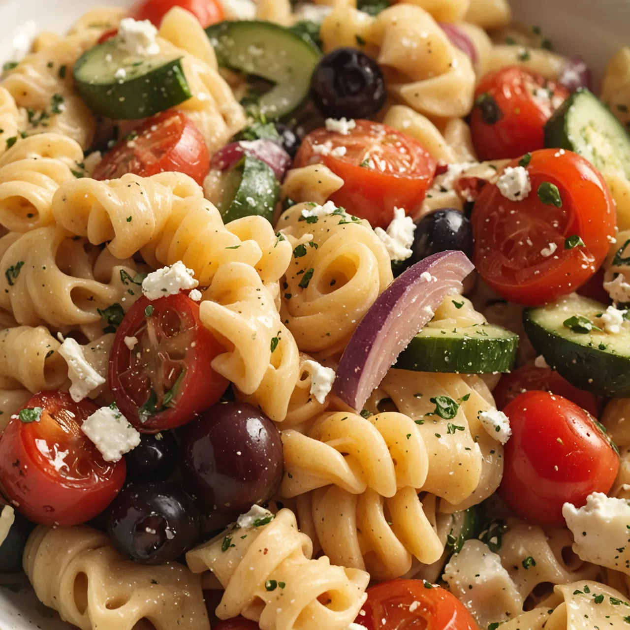 Easy One-Pan Pasta Salad