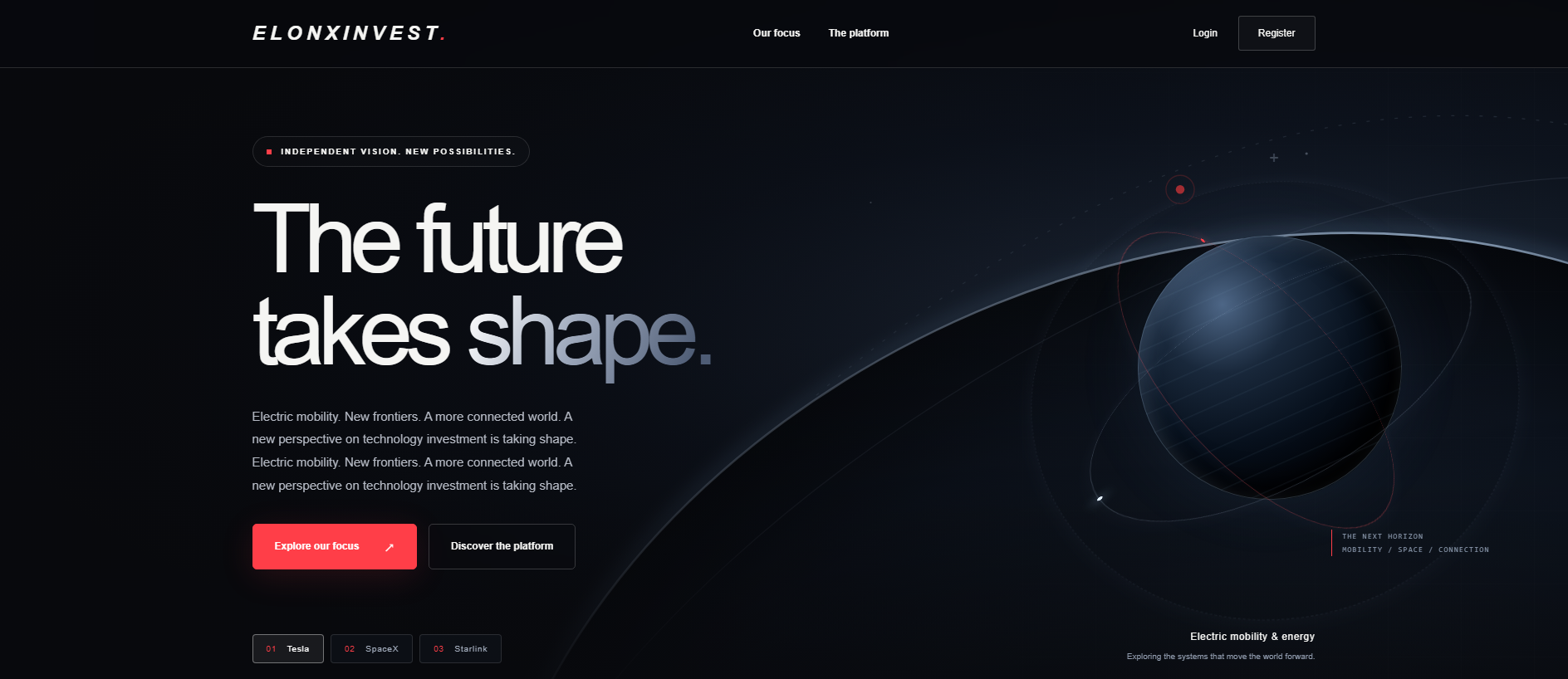 Stored capture of elonxinvest.com