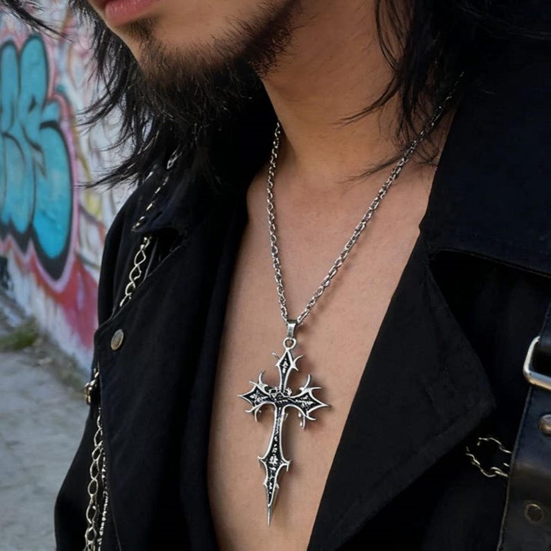 Retro Double-Sided Skull Cross - photo 2