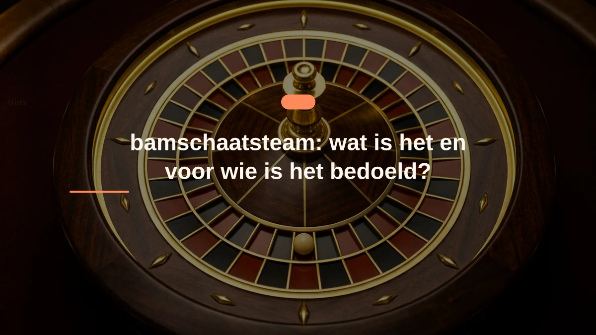 bamschaatsteam: wat is het en voor wie is het bedoeld?