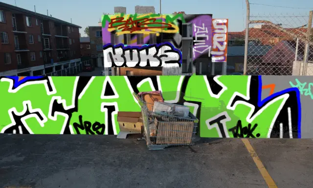 Graffiti artwork by VETTER