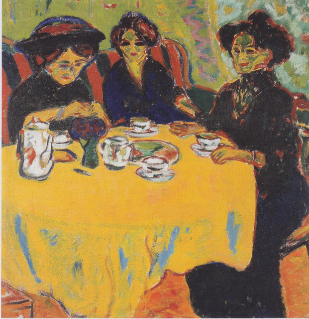 Женщины пьющие кофе 1907