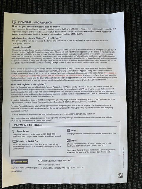 Notice to Driver 2