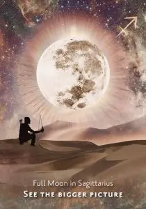 Luna plină în Sagittarius se desfășoară