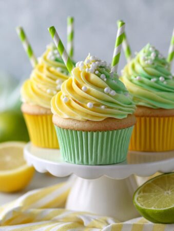 Lemon Lime 7UP Soda Cupcakes