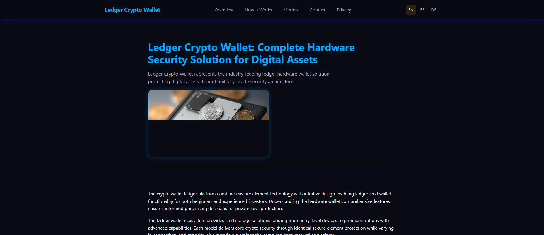 Forensic screenshot of [REDACTED]-crypto-wallet.org showing the phishing page layout