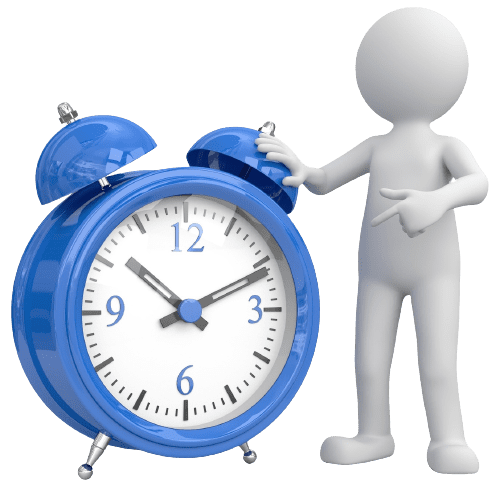 Relógio de Atendimento 24 Horas Limpinho