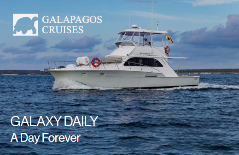 Galaxy Daily day tour boat perfect for exploring multiple Galapagos islands in comfort