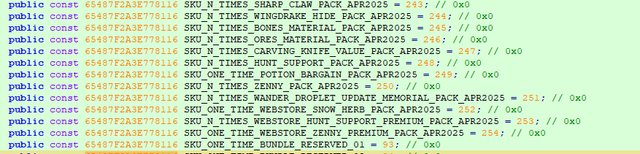 Packs