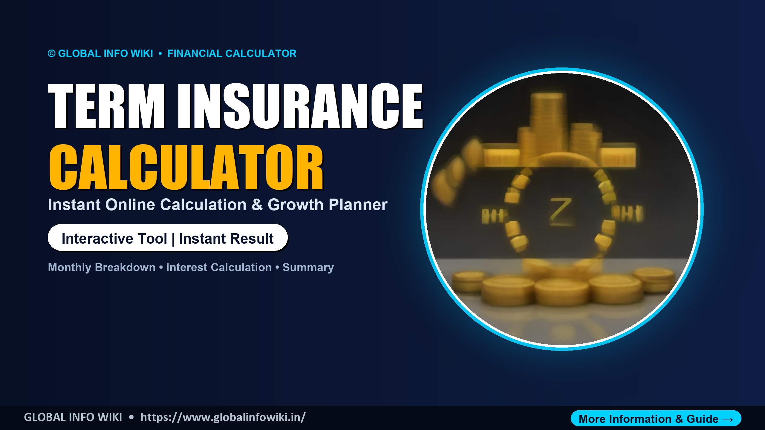 Term Insurance Calculator — Calculate Ideal Life Insurance Cover & Human Life Value Term Insurance Calculator — Calculate Ideal Life Insurance Cover & Human Life Value