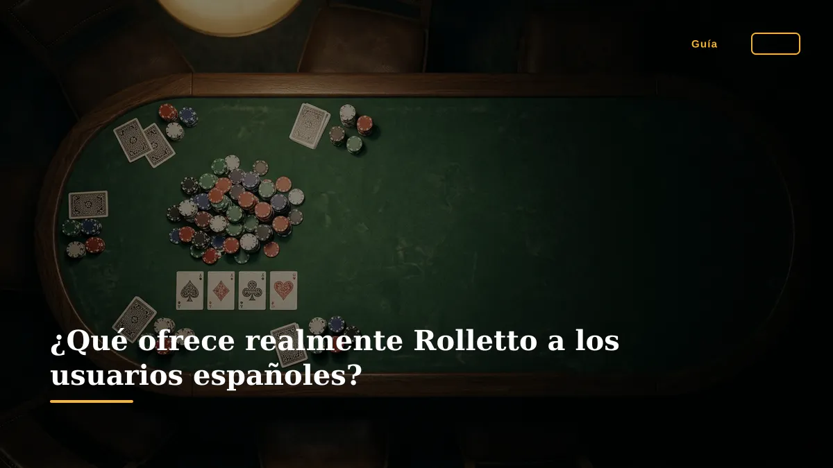 ¿Qué ofrece realmente Rolletto a los usuarios españoles?