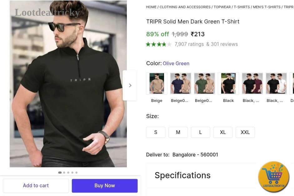 Tripr Solid Men – Just ₹213 | Best Deal