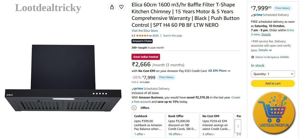 Elica Spt H4 – Just ₹7200 | Loot Deal