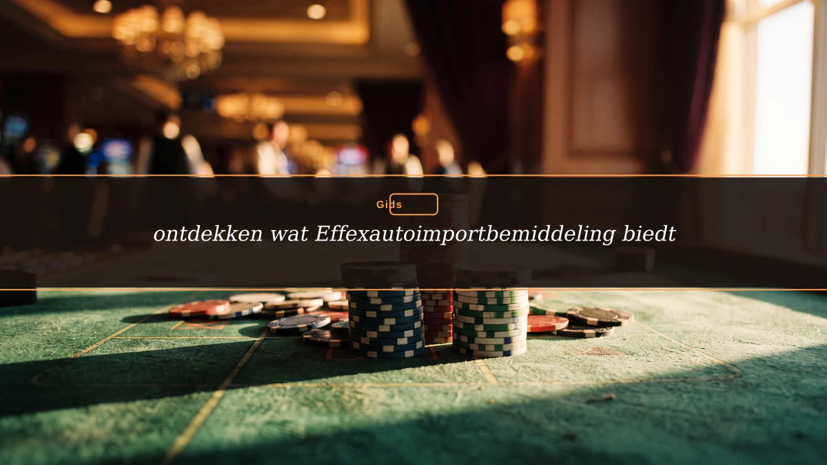 ontdekken wat Effexautoimportbemiddeling biedt