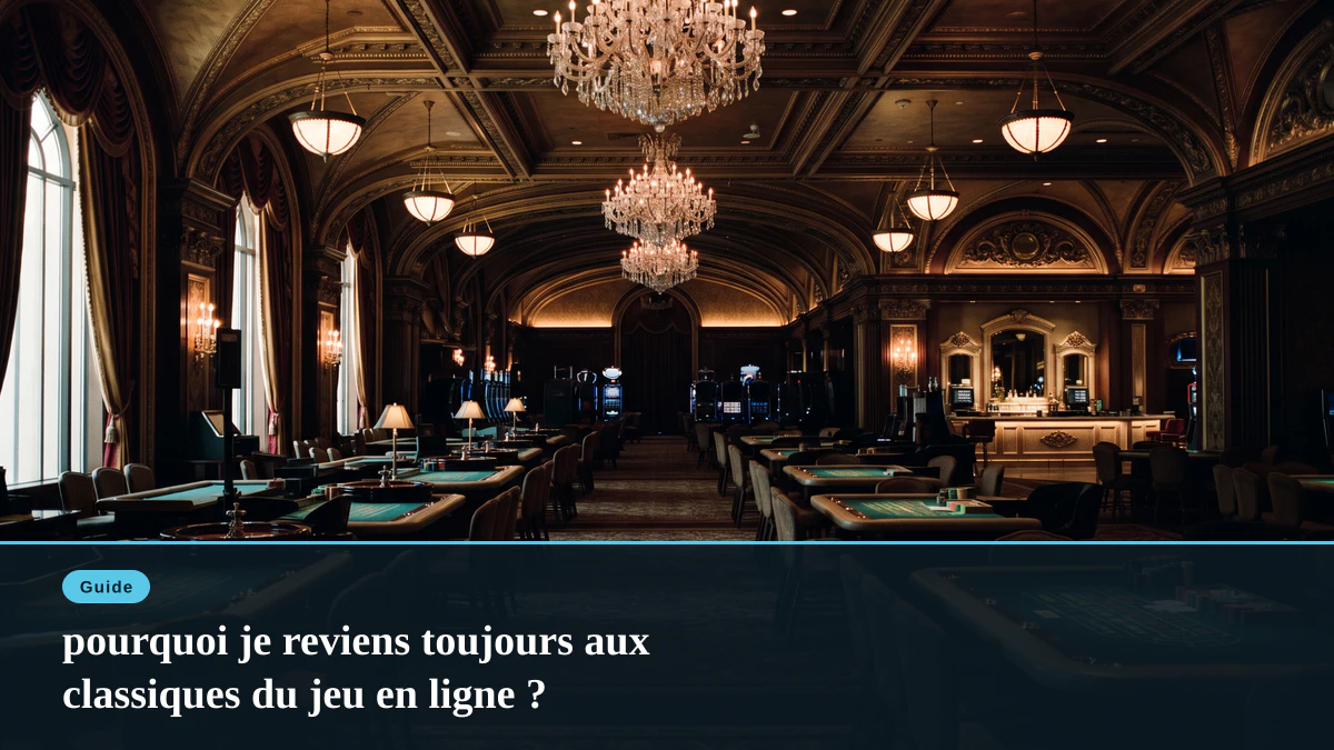 pourquoi je reviens toujours aux classiques du jeu en ligne ?