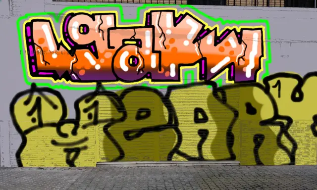 Graffiti artwork by DECAY