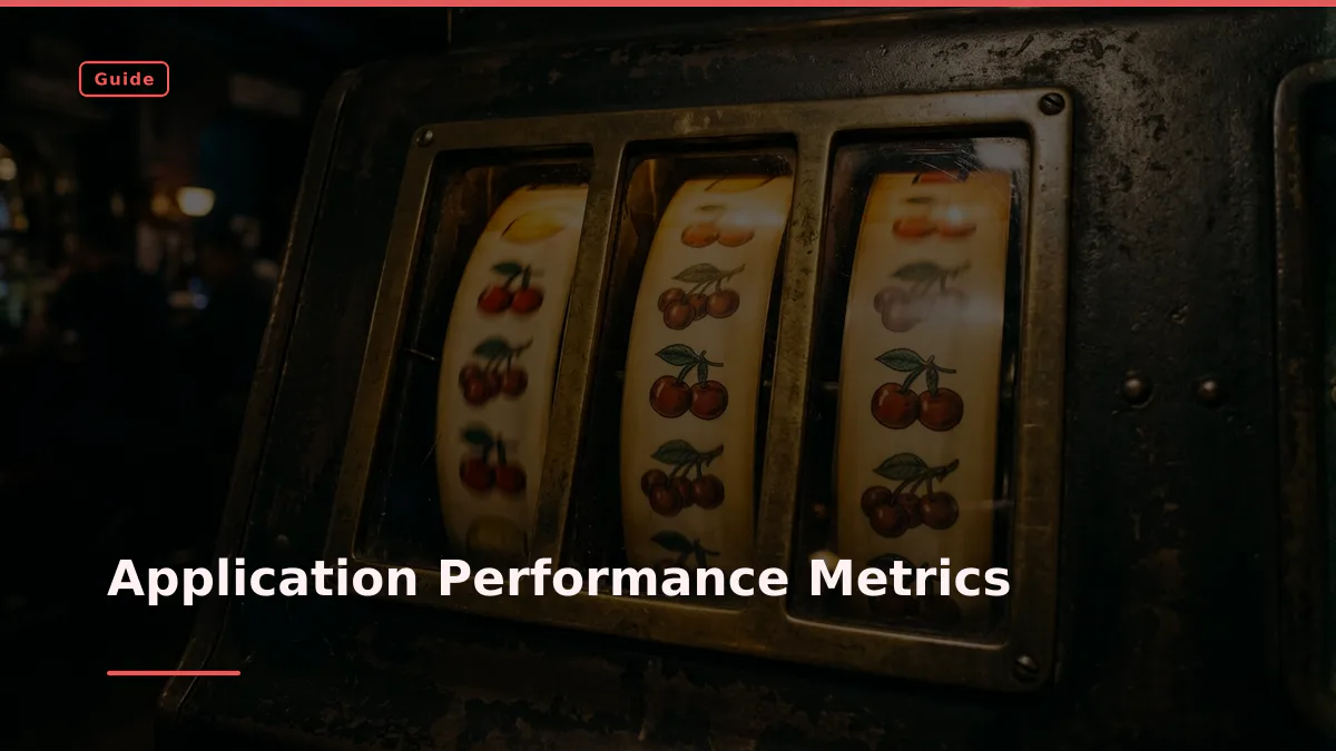 Application Performance Metrics