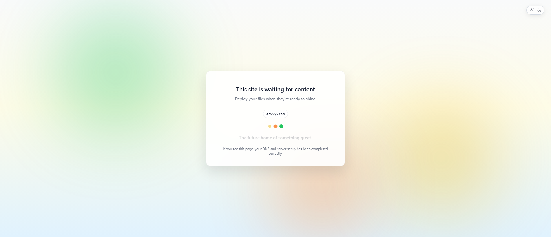 Screenshot of arwwy.com