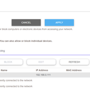 Access Control WEBUI
