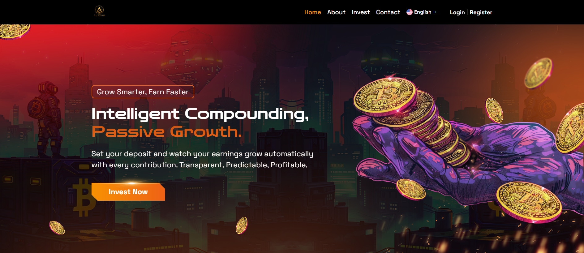 Screenshot of alexiswallet.live