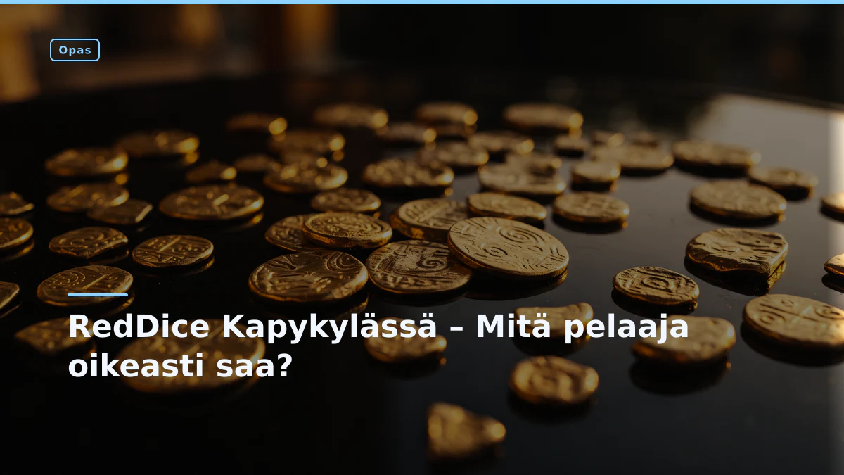 RedDice Kapykylässä – Mitä pelaaja oikeasti saa?