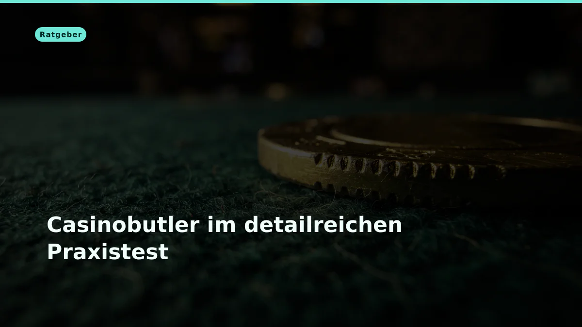 Casinobutler im detailreichen Praxistest