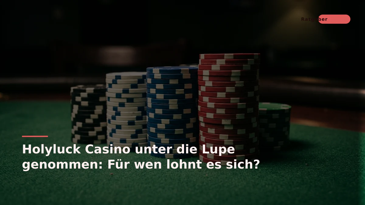 Holyluck Casino unter die Lupe genommen: Für wen lohnt es sich?